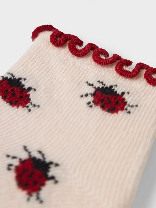 NBFDARLENE SOCK LIL Marienkäfer