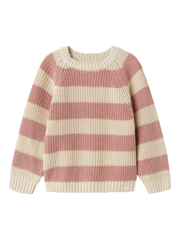 NMFEMLEN LS KNIT STRIPE LIL