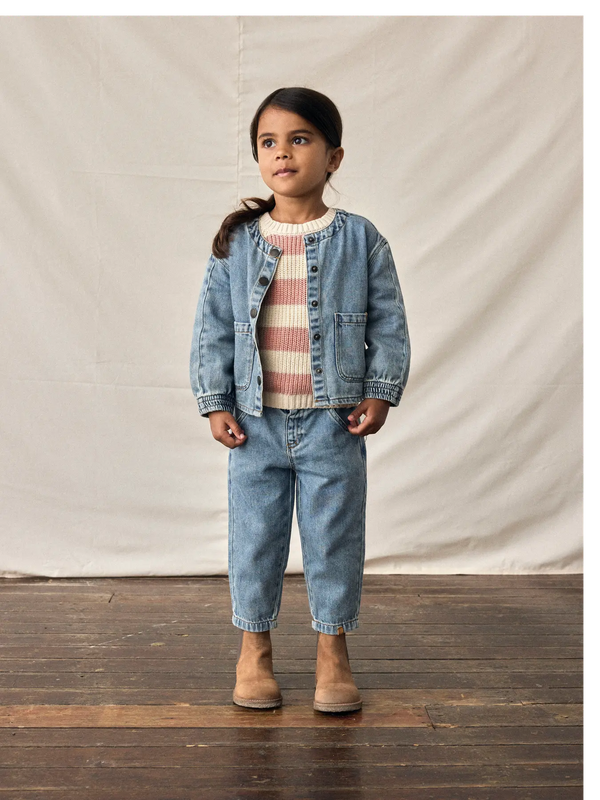 NMFEMLEN LS KNIT STRIPE LIL