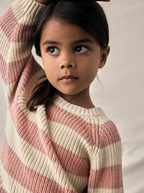 NMFEMLEN LS KNIT STRIPE LIL
