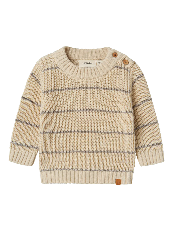 NBMEMLEN LS KNIT STRIPE LIL