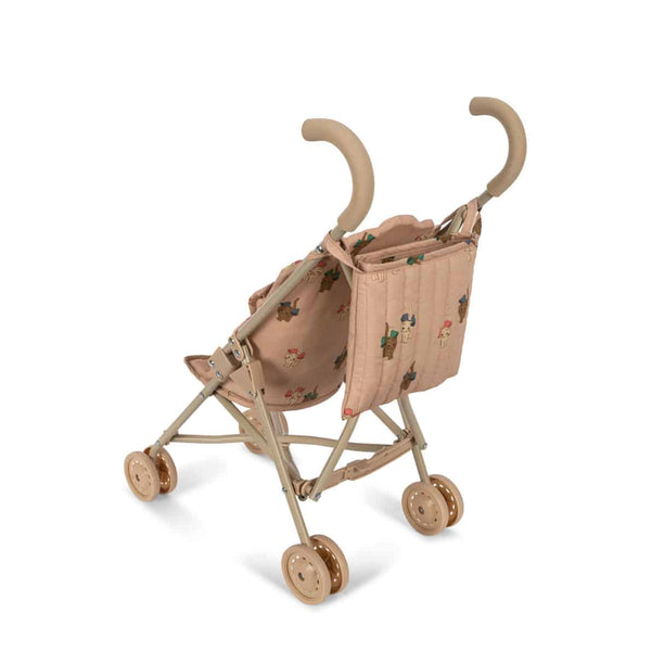 Doll Stroller - Bow Kitty Pink