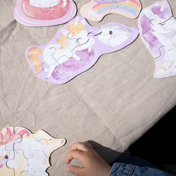 Puzzle Set | Glitzer | Einhorn