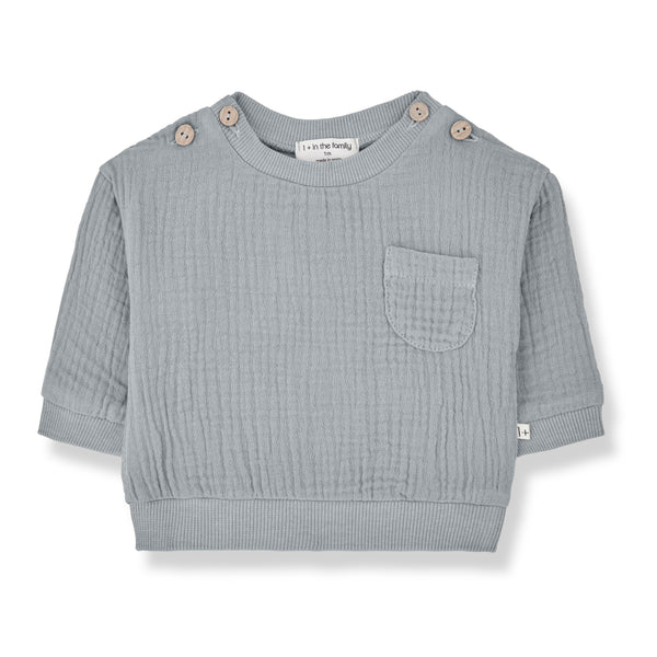 Muslin Sweater Lorenzo Smoky
