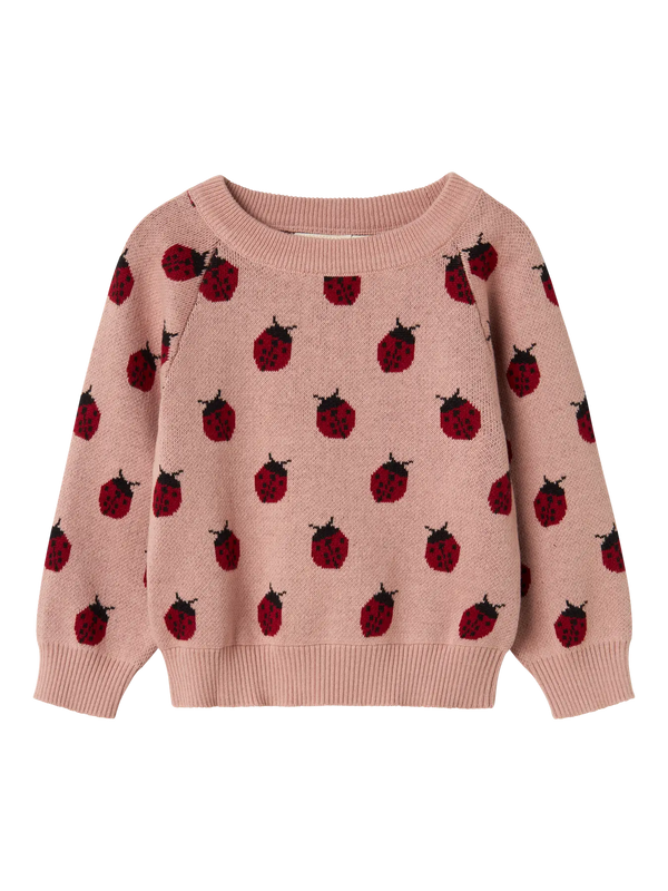 NMFLULIO LS KNIT LIL Marienkäfer