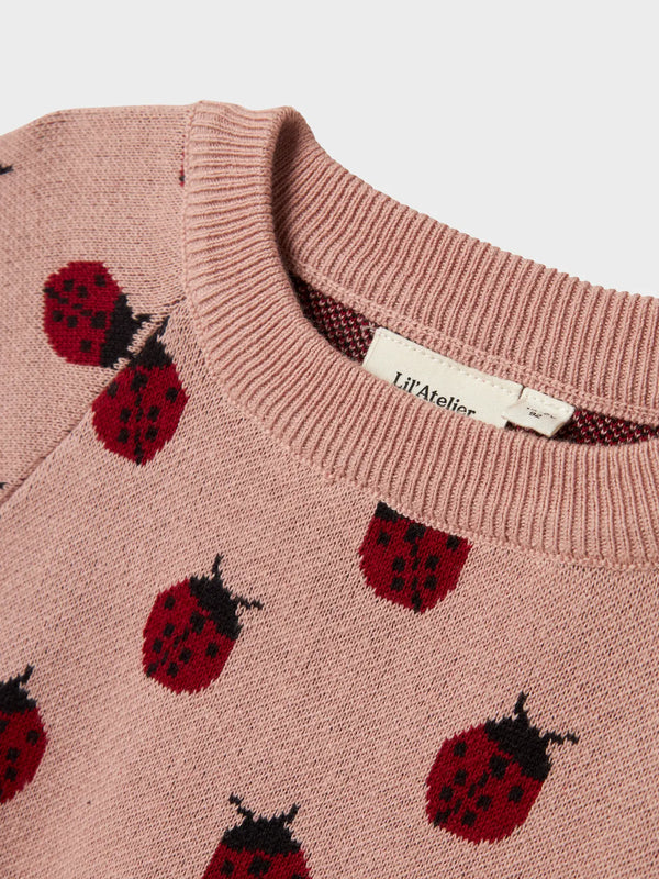 NMFLULIO LS KNIT LIL Marienkäfer