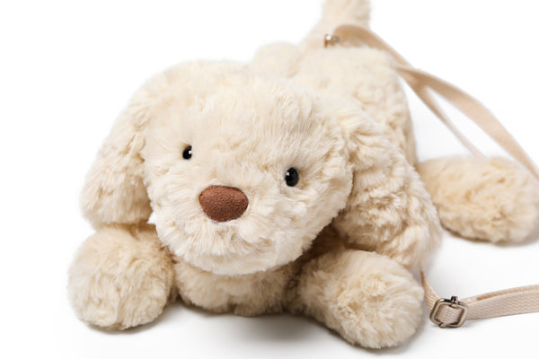 Golden Puppy Shoulder Bag | 25cm
