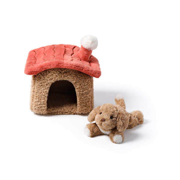 Relax Puppy mit Haus | 18 cm