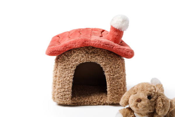 Relax Puppy mit Haus | 18 cm