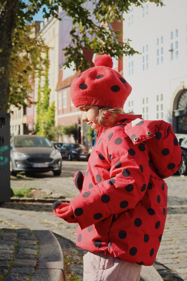 Ladybug Beret Merino