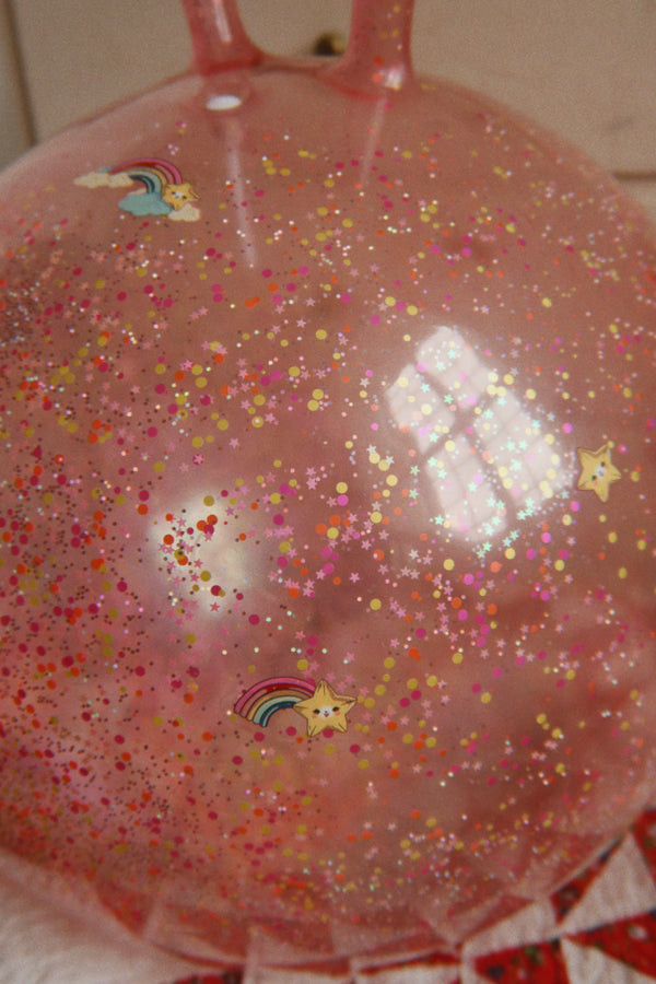 GLITTER JUMP BALL | Rainbow