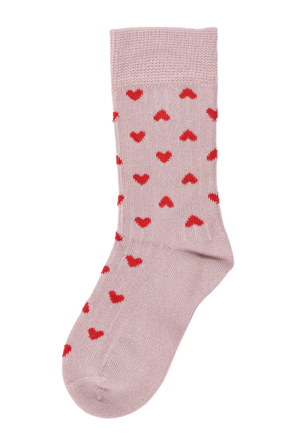 Bamboo Heart Sock