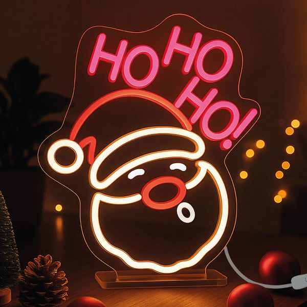 Legami Neon-Effekt-Led-Light-Schild - Santa Claus