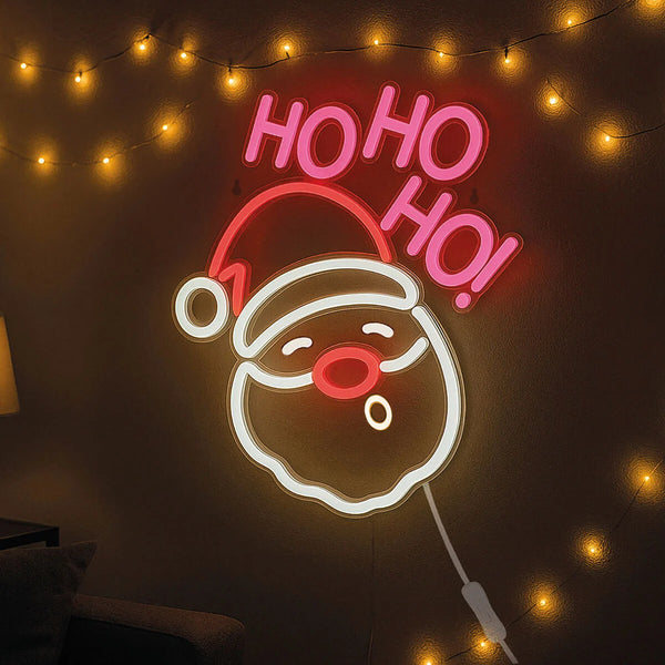 Legami Neon-Effekt-Led-Light-Schild - Santa Claus