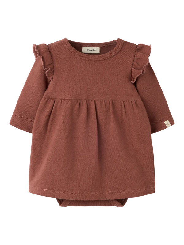 NBFTHORO LS LOOSE BODY DRESS LIL