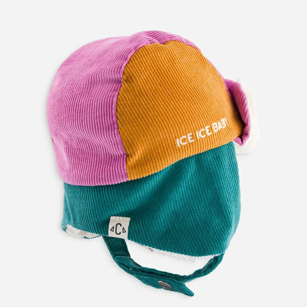 Ice Ice Baby Chapka | Purple & Yellow