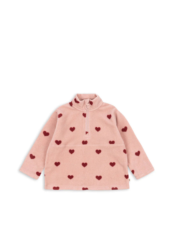 Tavi Pullover Fleece  coeur mellow