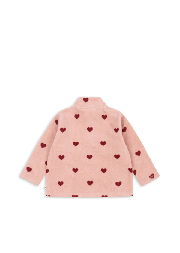 Tavi Pullover Fleece  coeur mellow