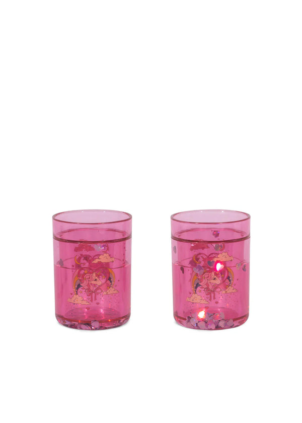 2 Pack Glitzerbecher Unicorn