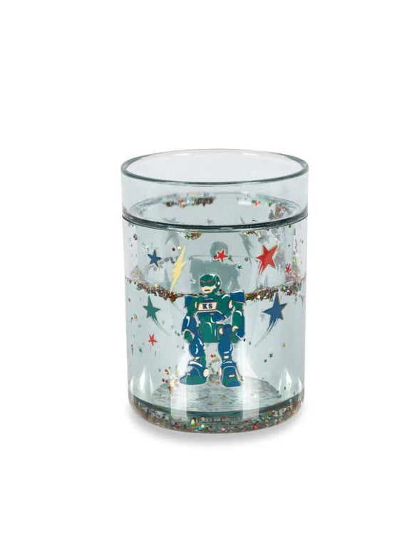 2 PACK | GLITTER CUPS | hero robot