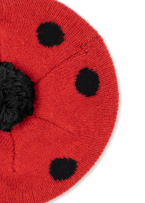 Ladybug Beret Merino