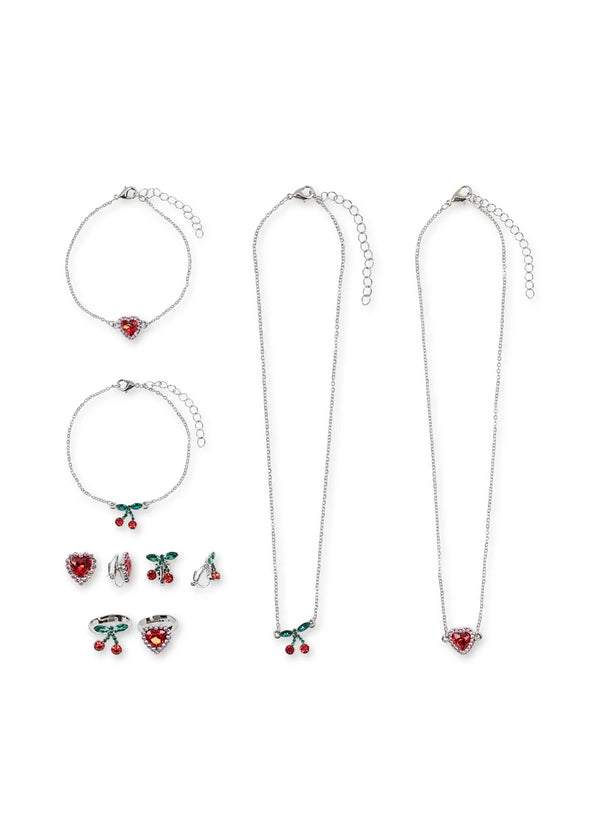 Schmuckkästchen Set | Schleife rosa