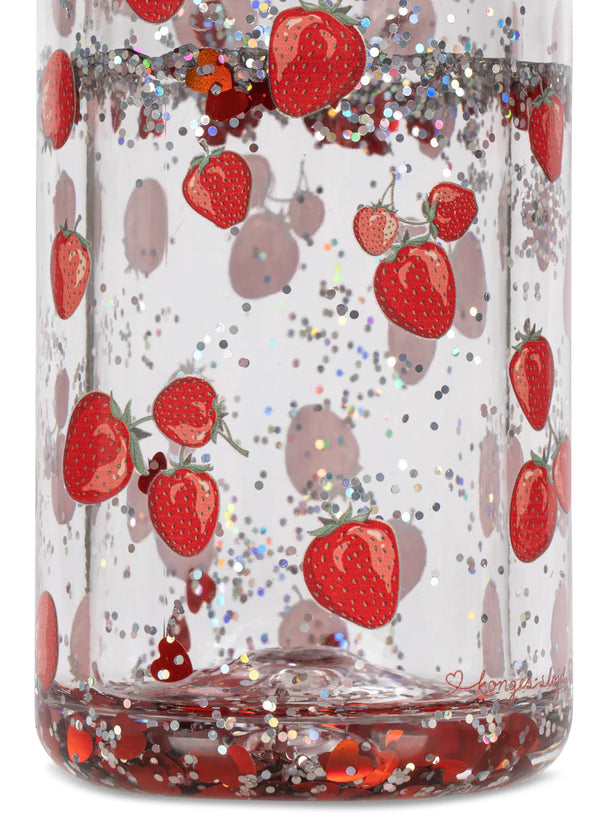 Glitzer Flasche | Strawberry | fragola