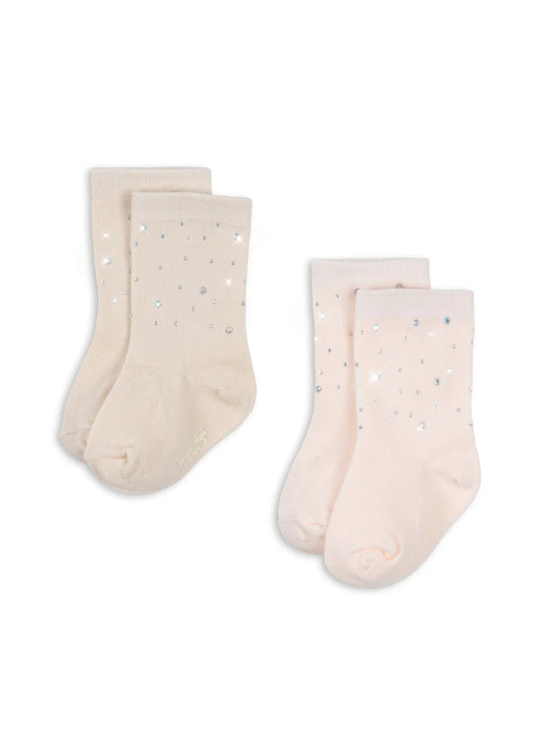 2 PACK | SEQUIN SOCKS | creole pink