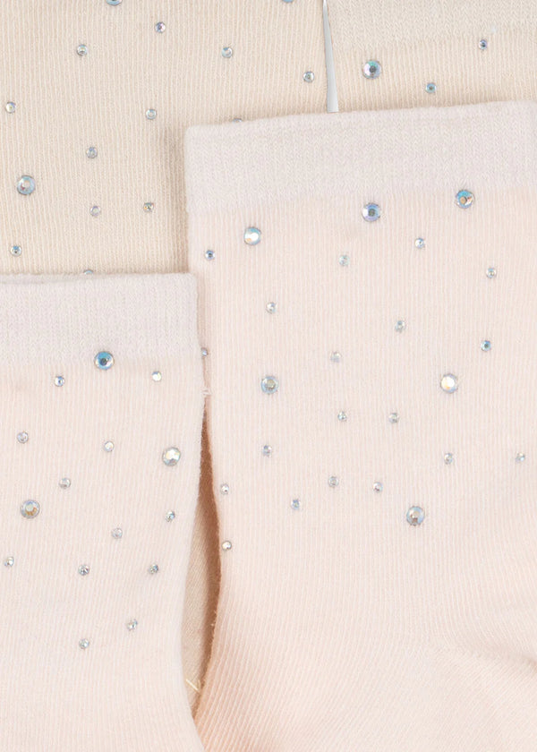 2 PACK | SEQUIN SOCKS | creole pink