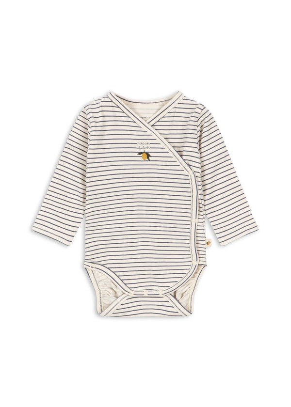 LONG SLEEVE NEWBORN BODY | stripe como