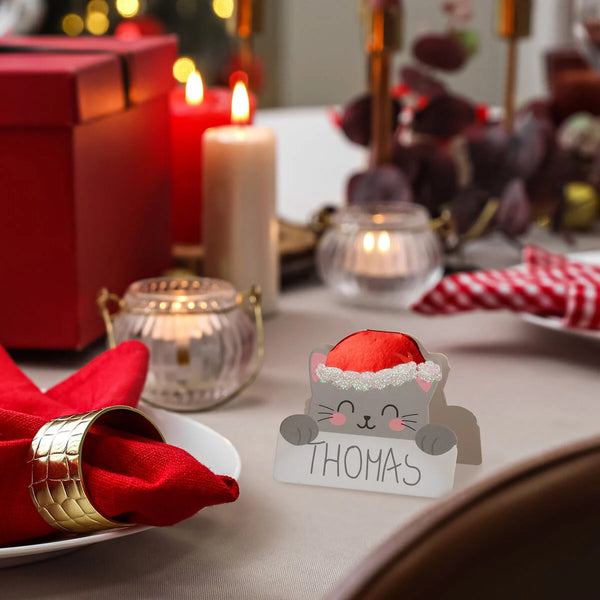 Legami Set mit 12 weihnachtlichen Tischkärtchen