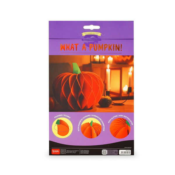 Legami Faltbarer Halloween Kürbis - What a Pumpkin!