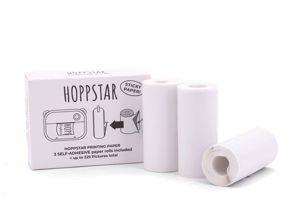 Hoppstar Papierrollen - Selbstklebend - 3er Nachfüllpack