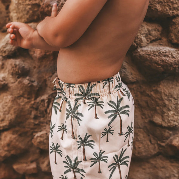 Crown Tree | Swim Shorts | Shortbread