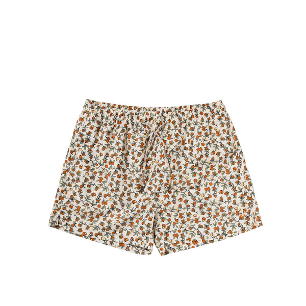 Pommegranate | Swim Short Men | White Swan