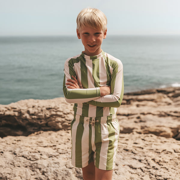 Wide Stripe | Swim Longsleeve