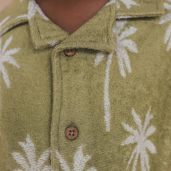 Beach Palms | Loose Shirt | Iguana