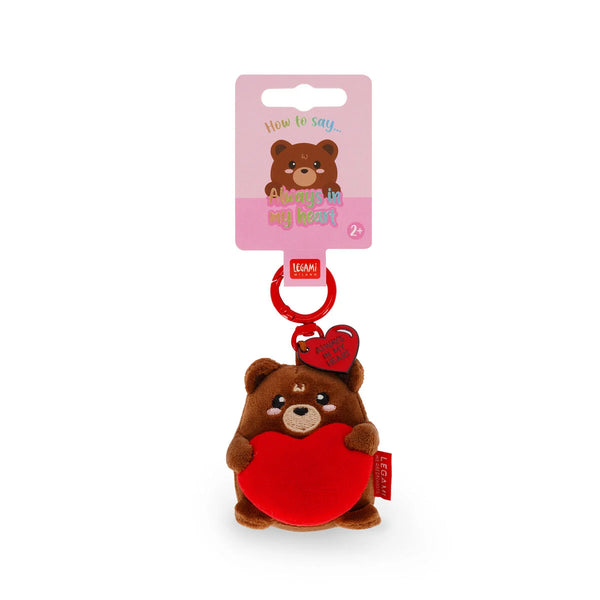 Legami Plüsch-Schlüsselanhänger Teddy Bear - Tiny Super Soft!