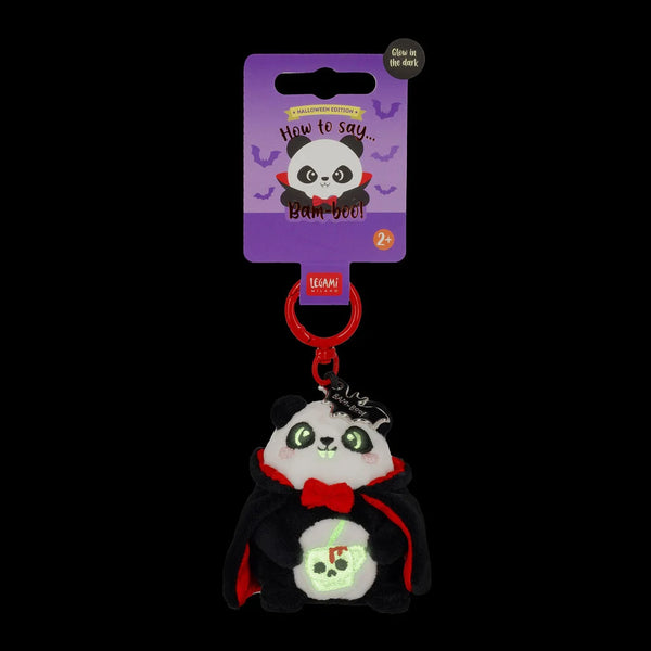 Legami | Panda-Plüsch-Schlüsselanhänger "Bam-Boo!" Halloween | Tiny Super Soft!