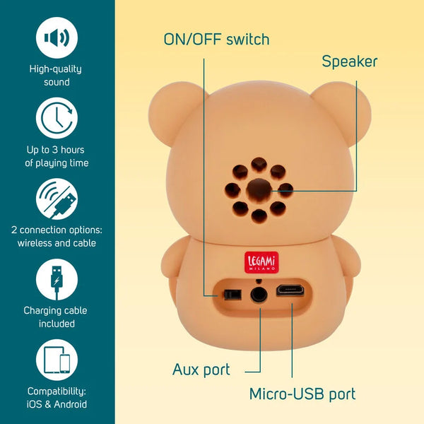 Kabelloser Speaker mit Halterung - The Sound of Cuteness