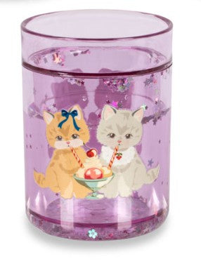 Glitzer Becher