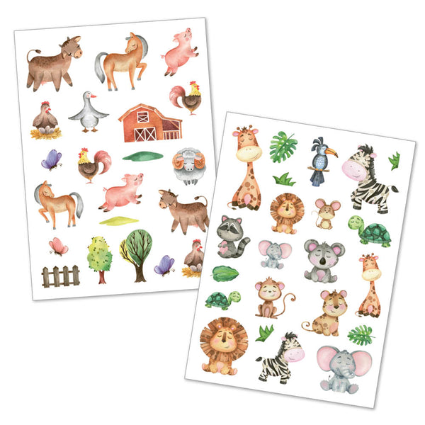 Kinder-Tattoos ‚Tiere‘ (125 Stk.)