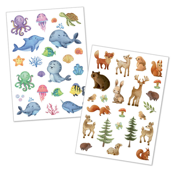 Kinder-Tattoos ‚Tiere‘ (125 Stk.)