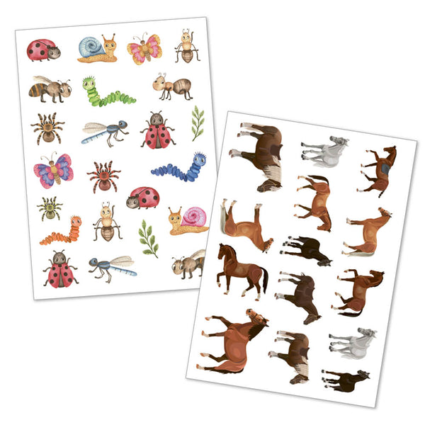 Kinder-Tattoos ‚Tiere‘ (125 Stk.)