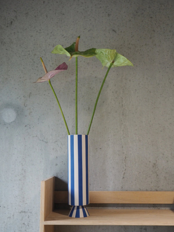 Toppu Vase High Optic Blue