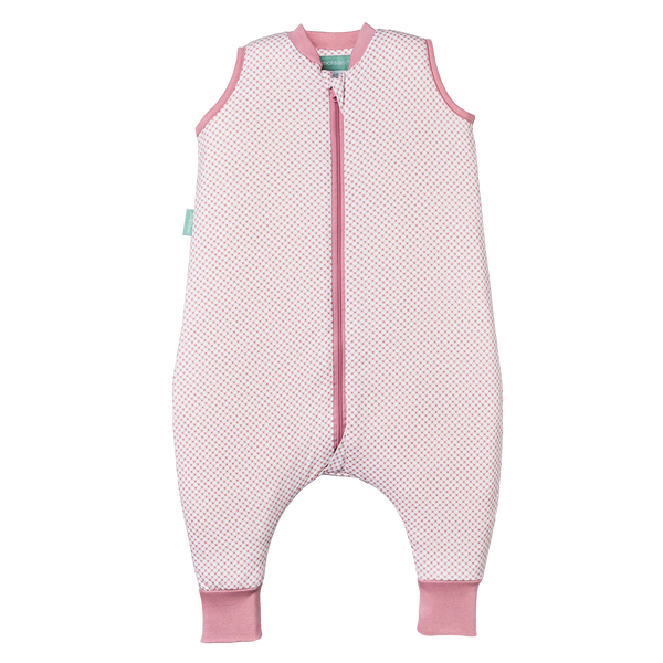 Schlafsack mit Füßen - Vichy Pink - TOG 1