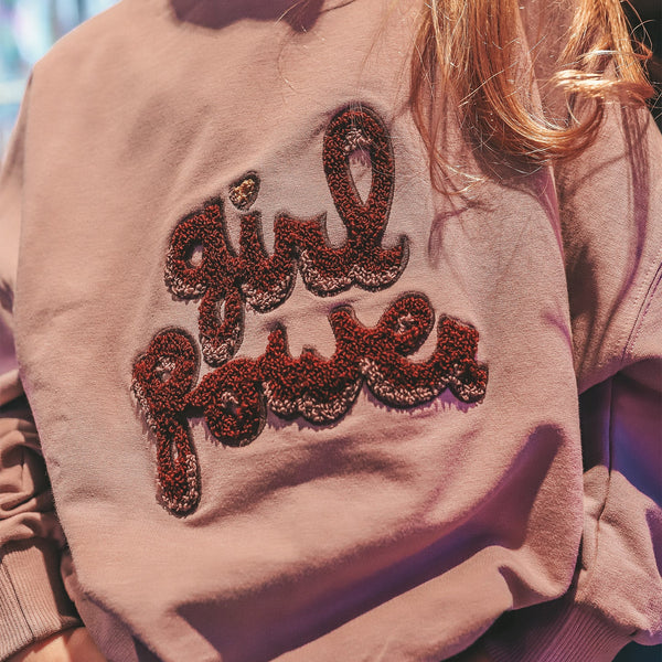 Girl Power | Oversized Sweater | Elderberry