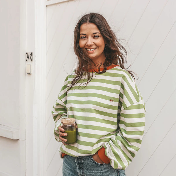 Stripe French Knit | Sweater Erwachsen | Tarragon