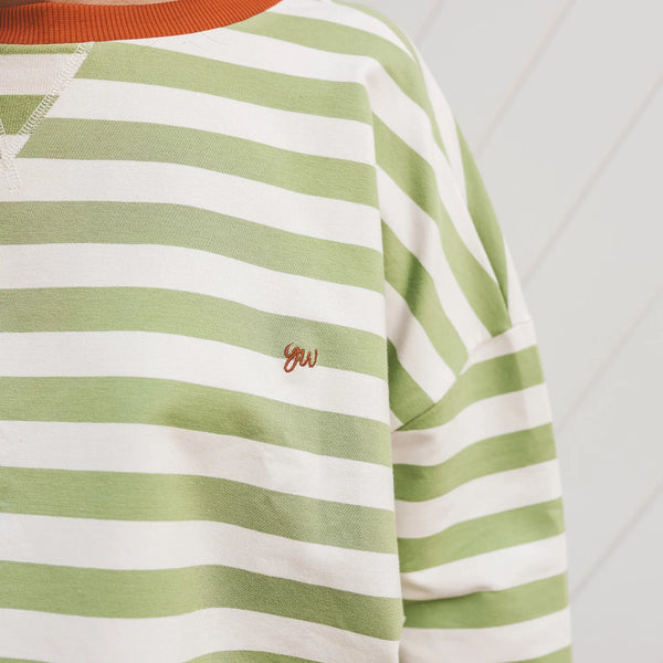 Stripe French Knit | Sweater Erwachsen | Tarragon
