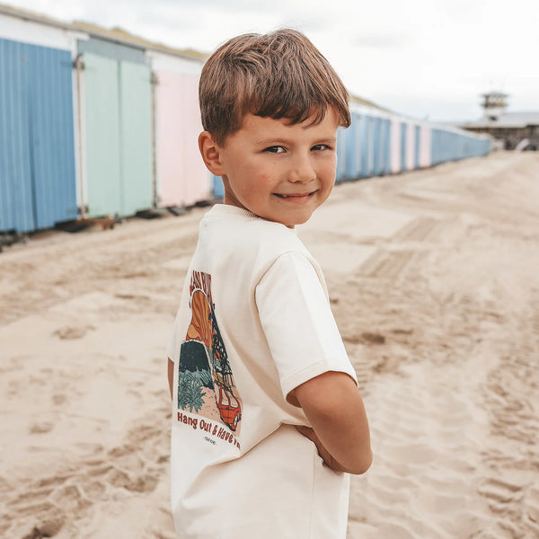 Ocean BLVD | Oversized T-Shirt | White Swan